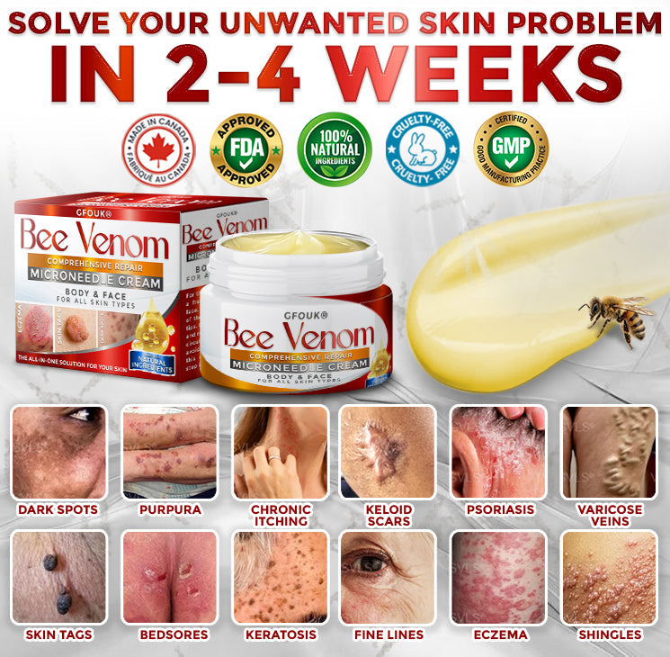 GFOUK® Bee Venom Comprehensive Repair Mcroneedle Cream 🇨🇦 Made in Canada