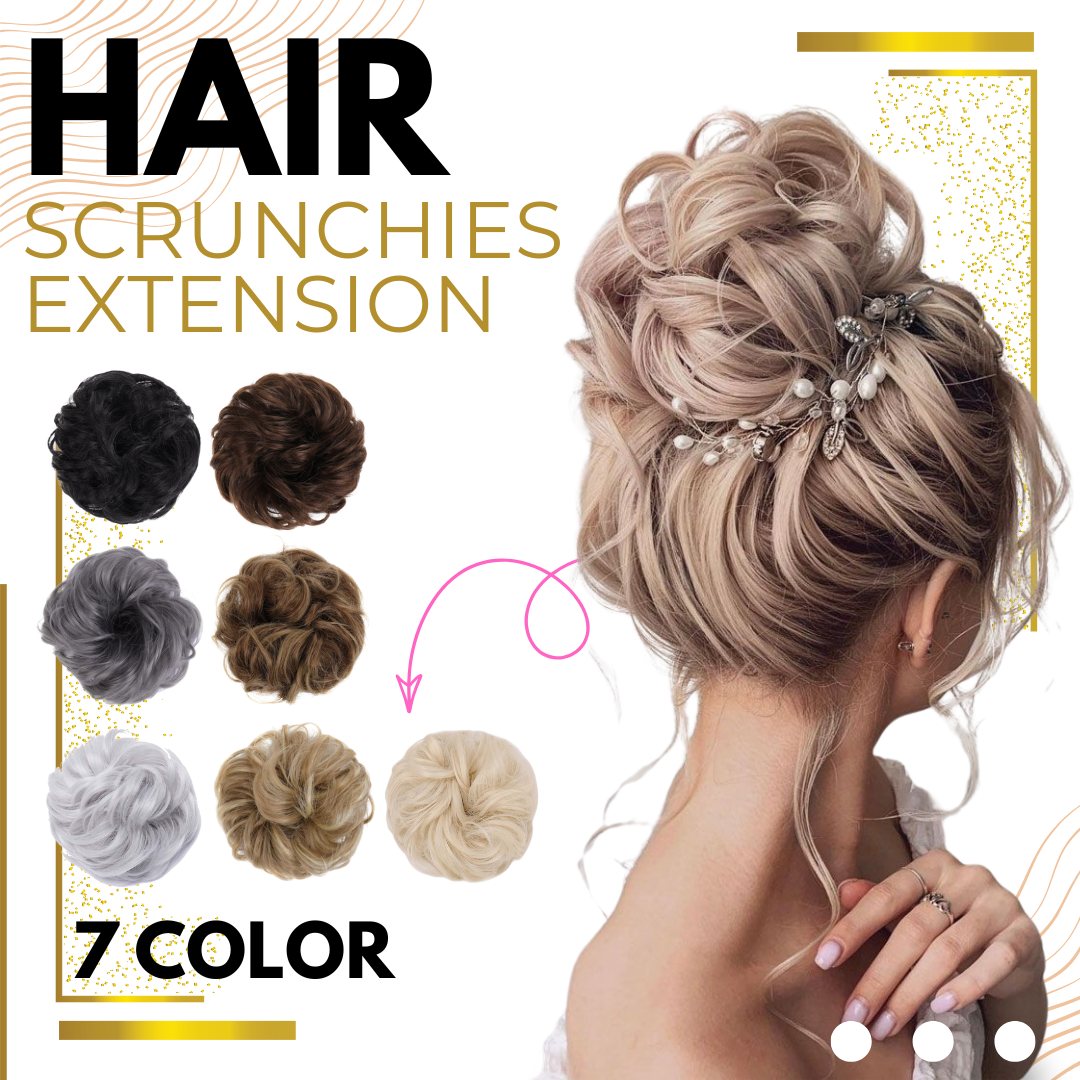 Messy Buns Hair Extension Scrunchies 🇨🇦 Made in Canada