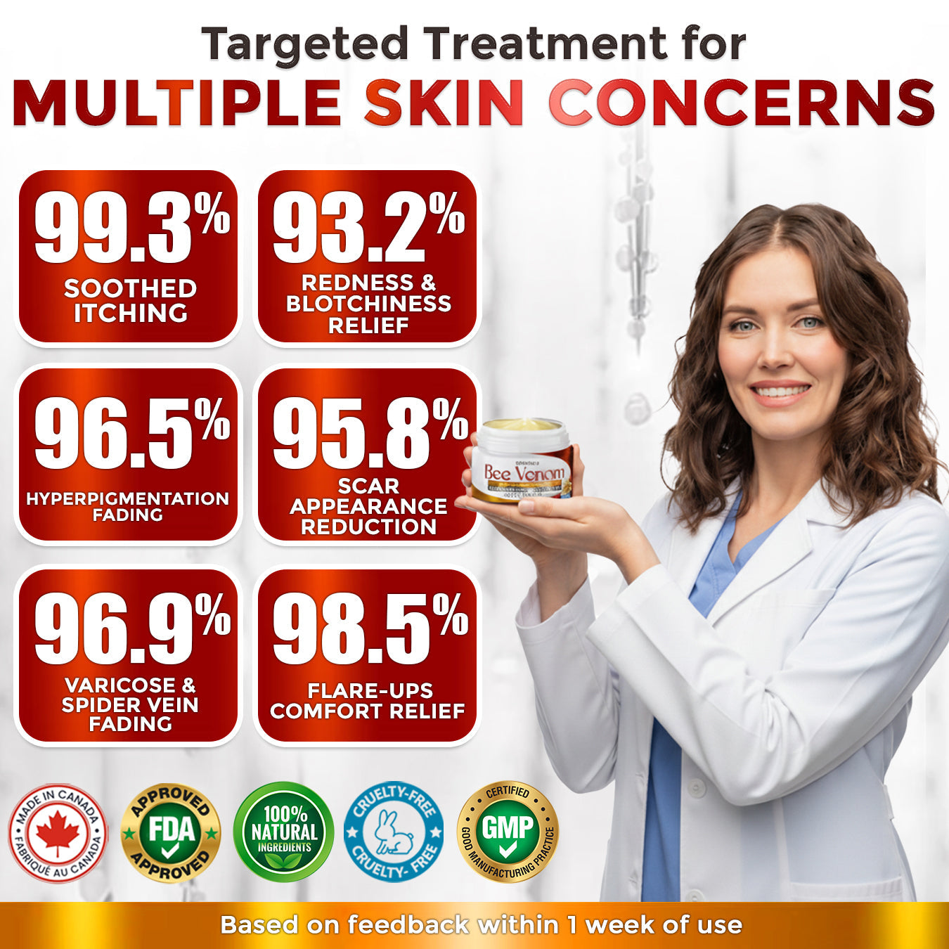 GFOUK® Bee Venom Comprehensive Repair Mcroneedle Cream 🇨🇦 Made in Canada